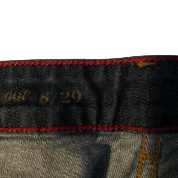 Talbots Womens Signature Boot Cut Jeans Size 8 Dark Wash Western Classic Ranch - Picture 5 of 9